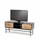 MURANO RTV-1 TV-stand, color: artisan oak/black DIOMMI V-PL-MURANO-RTV-1