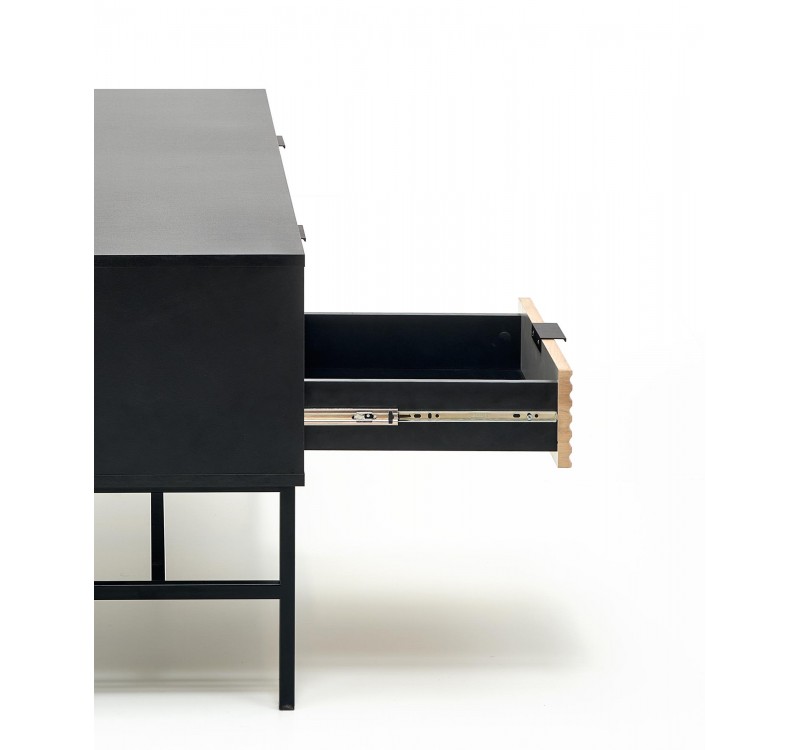 MURANO RTV-1 TV-stand, color: artisan oak/black DIOMMI V-PL-MURANO-RTV-1