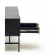 MURANO RTV-1 TV-stand, color: artisan oak/black DIOMMI V-PL-MURANO-RTV-1