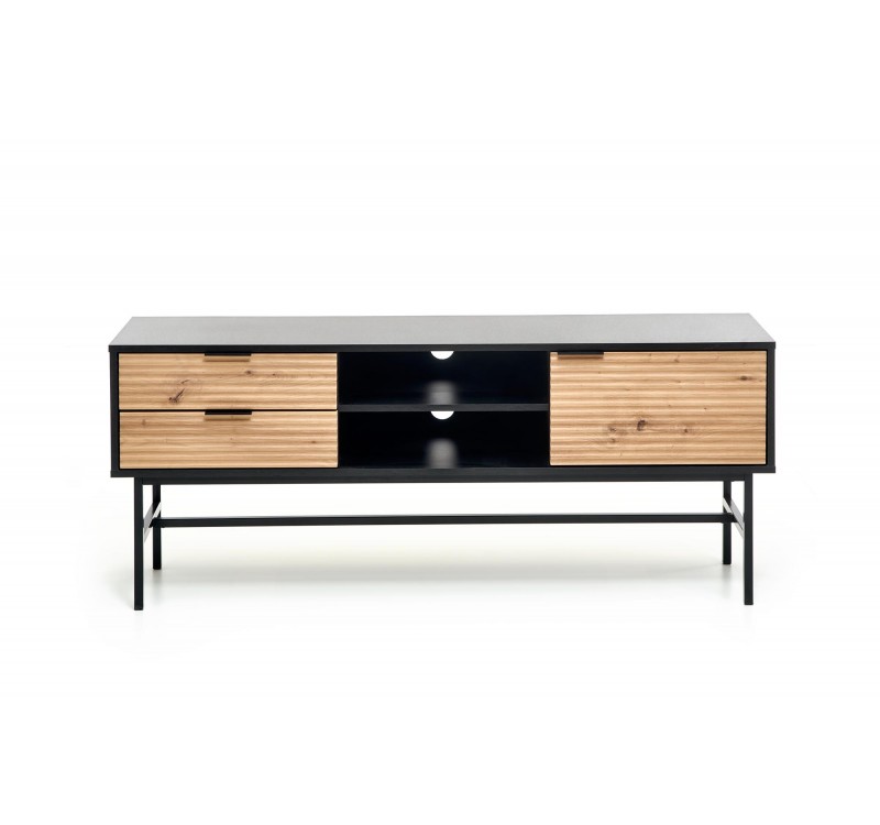 MURANO RTV-1 TV-stand, color: artisan oak/black DIOMMI V-PL-MURANO-RTV-1