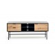 MURANO RTV-1 TV-stand, color: artisan oak/black DIOMMI V-PL-MURANO-RTV-1