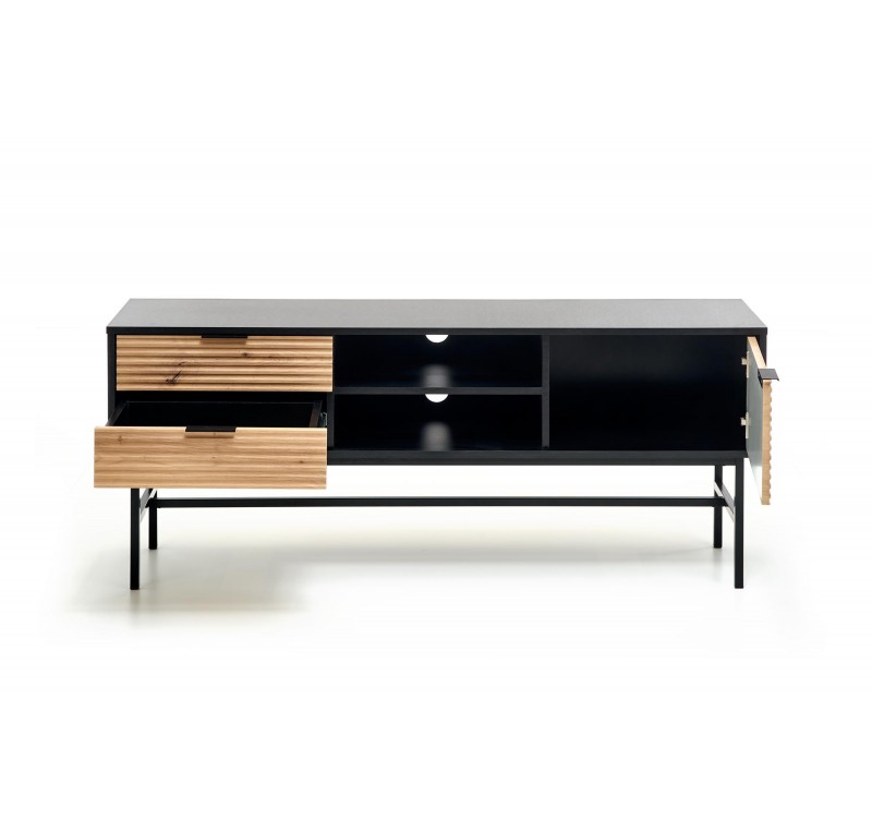 MURANO RTV-1 TV-stand, color: artisan oak/black DIOMMI V-PL-MURANO-RTV-1