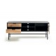 MURANO RTV-1 TV-stand, color: artisan oak/black DIOMMI V-PL-MURANO-RTV-1