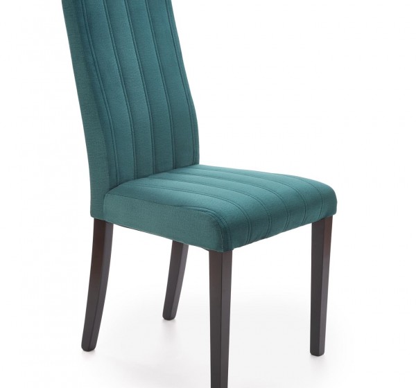 DIEGO 2 chair, color: quilted velvet Stripes - MONOLITH 37 DIOMMI V-PL-N-DIEGO_2-CZARNY-MONOLITH37