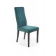 DIEGO 2 chair, color: quilted velvet Stripes - MONOLITH 37 DIOMMI V-PL-N-DIEGO_2-CZARNY-MONOLITH37