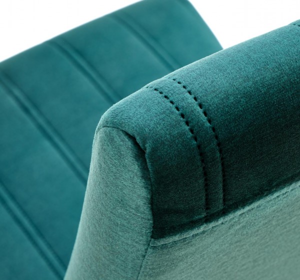 DIEGO 2 chair, color: quilted velvet Stripes - MONOLITH 37 DIOMMI V-PL-N-DIEGO_2-CZARNY-MONOLITH37