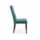 DIEGO 2 chair, color: quilted velvet Stripes - MONOLITH 37 DIOMMI V-PL-N-DIEGO_2-CZARNY-MONOLITH37