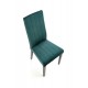 DIEGO 2 chair, color: quilted velvet Stripes - MONOLITH 37 DIOMMI V-PL-N-DIEGO_2-CZARNY-MONOLITH37