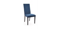 DIEGO 2 chair, color: quilted velvet Stripes - MONOLITH 77 DIOMMI V-PL-N-DIEGO_2-CZARNY-MONOLITH77