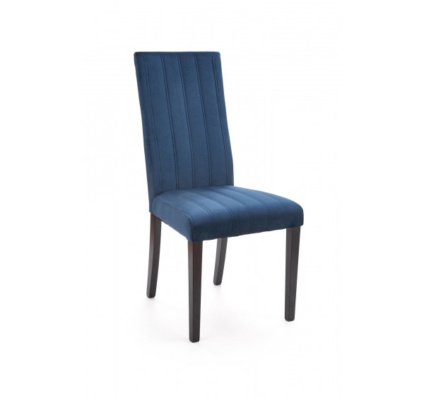 DIEGO 2 chair, color: quilted velvet Stripes - MONOLITH 77 DIOMMI V-PL-N-DIEGO_2-CZARNY-MONOLITH77