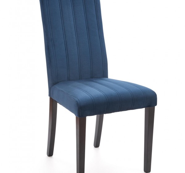 DIEGO 2 chair, color: quilted velvet Stripes - MONOLITH 77 DIOMMI V-PL-N-DIEGO_2-CZARNY-MONOLITH77