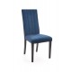 DIEGO 2 chair, color: quilted velvet Stripes - MONOLITH 77 DIOMMI V-PL-N-DIEGO_2-CZARNY-MONOLITH77