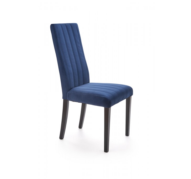 DIEGO 2 chair, color: quilted velvet Stripes - MONOLITH 77 DIOMMI V-PL-N-DIEGO_2-CZARNY-MONOLITH77