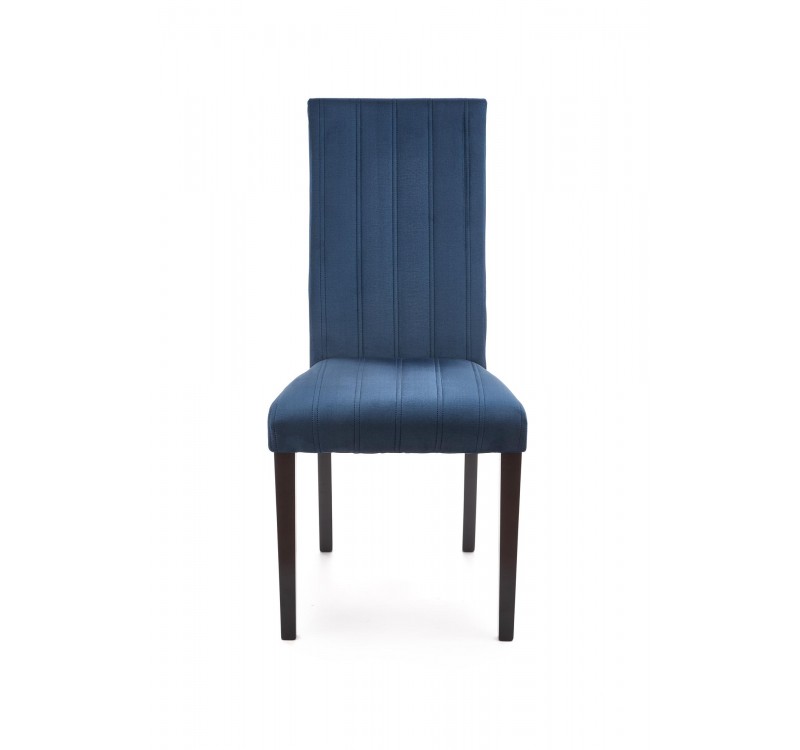 DIEGO 2 chair, color: quilted velvet Stripes - MONOLITH 77 DIOMMI V-PL-N-DIEGO_2-CZARNY-MONOLITH77