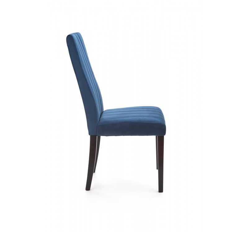 DIEGO 2 chair, color: quilted velvet Stripes - MONOLITH 77 DIOMMI V-PL-N-DIEGO_2-CZARNY-MONOLITH77