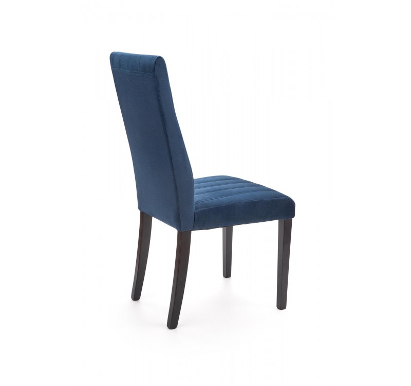 DIEGO 2 chair, color: quilted velvet Stripes - MONOLITH 77 DIOMMI V-PL-N-DIEGO_2-CZARNY-MONOLITH77