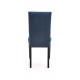 DIEGO 2 chair, color: quilted velvet Stripes - MONOLITH 77 DIOMMI V-PL-N-DIEGO_2-CZARNY-MONOLITH77