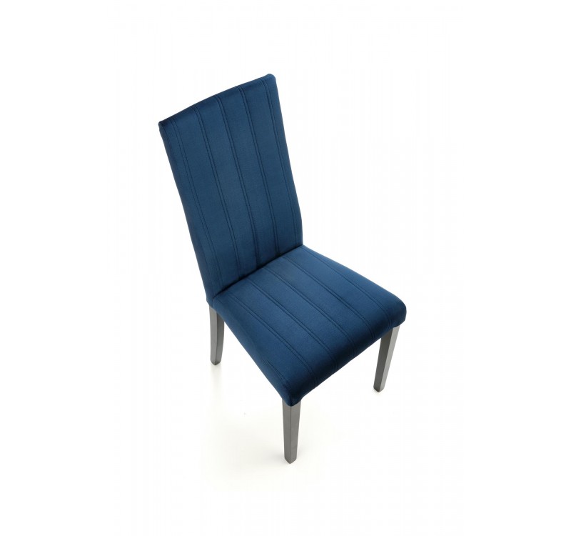DIEGO 2 chair, color: quilted velvet Stripes - MONOLITH 77 DIOMMI V-PL-N-DIEGO_2-CZARNY-MONOLITH77