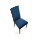 DIEGO 2 chair, color: quilted velvet Stripes - MONOLITH 77 DIOMMI V-PL-N-DIEGO_2-CZARNY-MONOLITH77