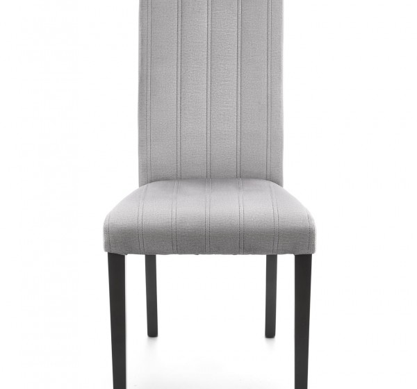 DIEGO 2 chair, color: quilted velvet Stripes - MONOLITH 85 DIOMMI V-PL-N-DIEGO_2-CZARNY-MONOLITH85