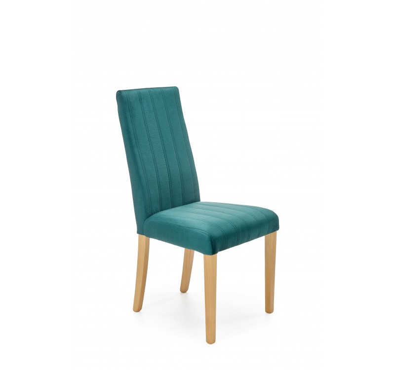 DIEGO 3 chair, color: quilted velvet Stripes - MONOLITH 37 DIOMMI V-PL-N-DIEGO_3-D.MIODOWY-MONOLITH37