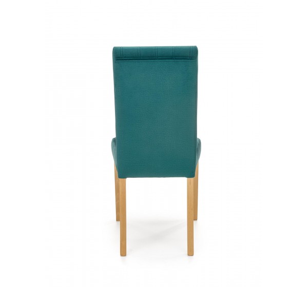 DIEGO 3 chair, color: quilted velvet Stripes - MONOLITH 37 DIOMMI V-PL-N-DIEGO_3-D.MIODOWY-MONOLITH37