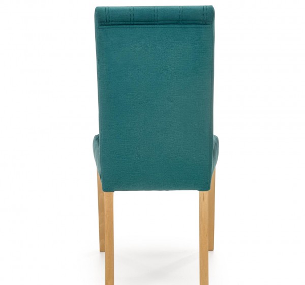 DIEGO 3 chair, color: quilted velvet Stripes - MONOLITH 37 DIOMMI V-PL-N-DIEGO_3-D.MIODOWY-MONOLITH37