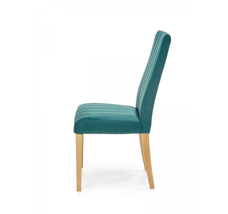 DIEGO 3 chair, color: quilted velvet Stripes - MONOLITH 37 DIOMMI V-PL-N-DIEGO_3-D.MIODOWY-MONOLITH37