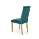 DIEGO 3 chair, color: quilted velvet Stripes - MONOLITH 37 DIOMMI V-PL-N-DIEGO_3-D.MIODOWY-MONOLITH37