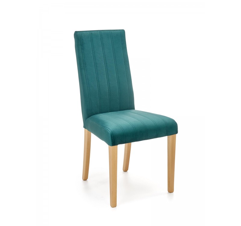 DIEGO 3 chair, color: quilted velvet Stripes - MONOLITH 37 DIOMMI V-PL-N-DIEGO_3-D.MIODOWY-MONOLITH37