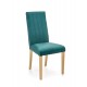 DIEGO 3 chair, color: quilted velvet Stripes - MONOLITH 37 DIOMMI V-PL-N-DIEGO_3-D.MIODOWY-MONOLITH37