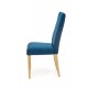 DIEGO 3 chair, color: quilted velvet Stripes - MONOLITH 77 DIOMMI V-PL-N-DIEGO_3-D.MIODOWY-MONOLITH77