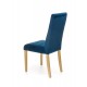 DIEGO 3 chair, color: quilted velvet Stripes - MONOLITH 77 DIOMMI V-PL-N-DIEGO_3-D.MIODOWY-MONOLITH77
