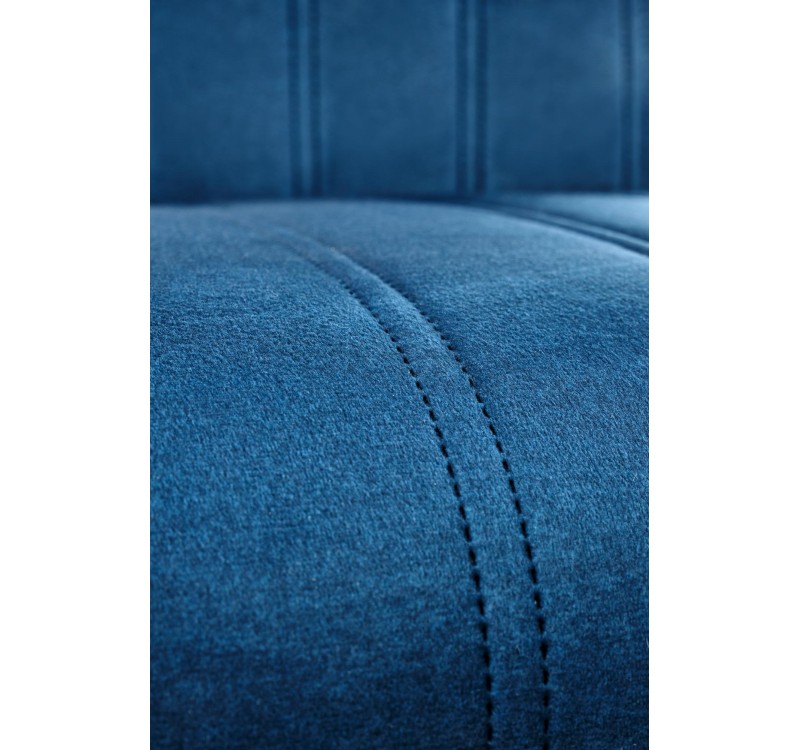 DIEGO 3 chair, color: quilted velvet Stripes - MONOLITH 77 DIOMMI V-PL-N-DIEGO_3-D.MIODOWY-MONOLITH77