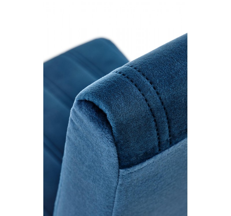 DIEGO 3 chair, color: quilted velvet Stripes - MONOLITH 77 DIOMMI V-PL-N-DIEGO_3-D.MIODOWY-MONOLITH77