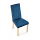 DIEGO 3 chair, color: quilted velvet Stripes - MONOLITH 77 DIOMMI V-PL-N-DIEGO_3-D.MIODOWY-MONOLITH77