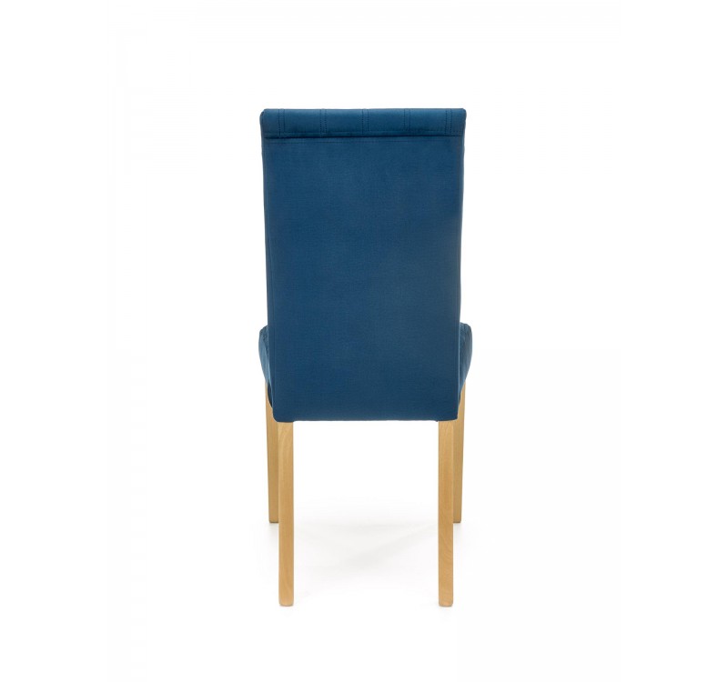 DIEGO 3 chair, color: quilted velvet Stripes - MONOLITH 77 DIOMMI V-PL-N-DIEGO_3-D.MIODOWY-MONOLITH77