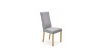 DIEGO 3 chair, color: quilted velvet Stripes - MONOLITH 85 DIOMMI V-PL-N-DIEGO_3-D.MIODOWY-MONOLITH85