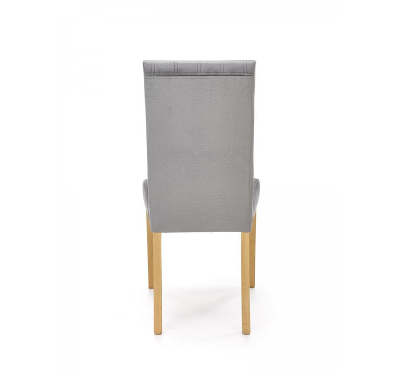 DIEGO 3 chair, color: quilted velvet Stripes - MONOLITH 85 DIOMMI V-PL-N-DIEGO_3-D.MIODOWY-MONOLITH85