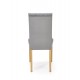 DIEGO 3 chair, color: quilted velvet Stripes - MONOLITH 85 DIOMMI V-PL-N-DIEGO_3-D.MIODOWY-MONOLITH85