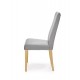 DIEGO 3 chair, color: quilted velvet Stripes - MONOLITH 85 DIOMMI V-PL-N-DIEGO_3-D.MIODOWY-MONOLITH85