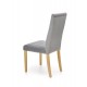 DIEGO 3 chair, color: quilted velvet Stripes - MONOLITH 85 DIOMMI V-PL-N-DIEGO_3-D.MIODOWY-MONOLITH85