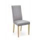 DIEGO 3 chair, color: quilted velvet Stripes - MONOLITH 85 DIOMMI V-PL-N-DIEGO_3-D.MIODOWY-MONOLITH85