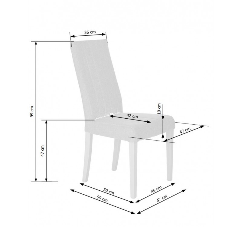 DIEGO chair, color: sonoma oak DIOMMI V-PL-N-DIEGO-SONOMA-INARI23