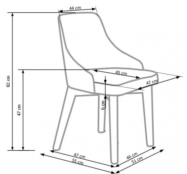 TOLEDO chair, color: white DIOMMI V-PL-N-TOLEDO-BIAŁY-INARI91