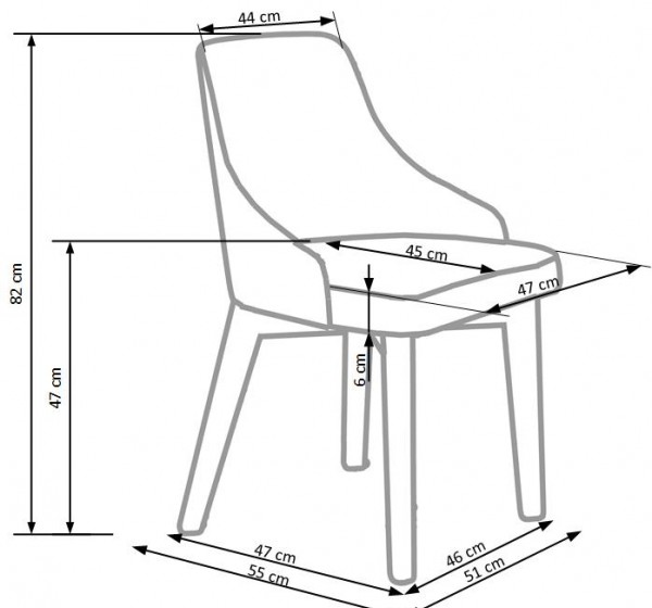 TOLEDO chair, color: white DIOMMI V-PL-N-TOLEDO-BIAŁY-INARI91