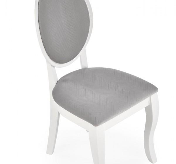 VELO chair, color: white/grey DIOMMI V-PL-N-VELO-BIAŁY/POPIEL
