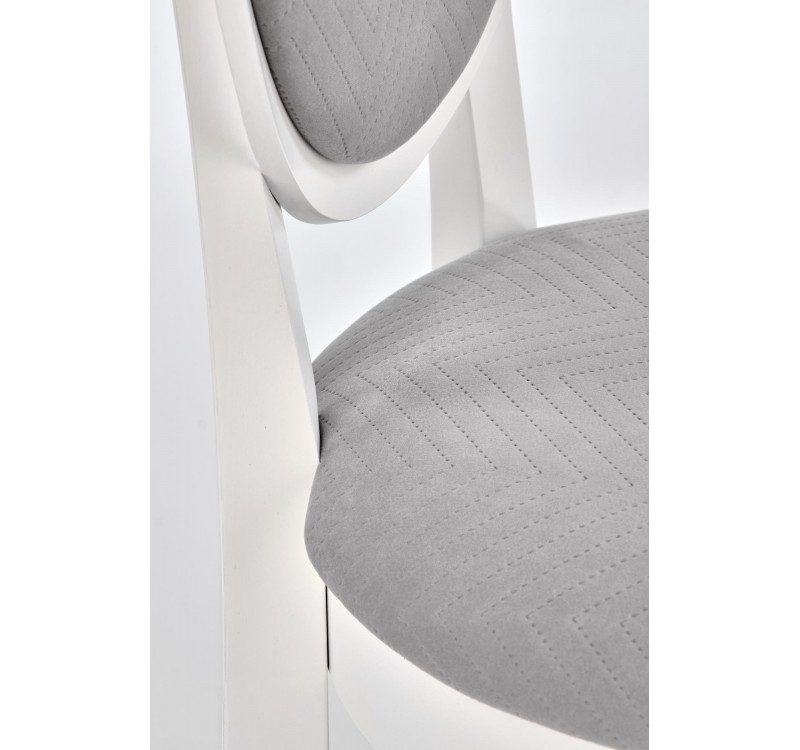 VELO chair, color: white/grey DIOMMI V-PL-N-VELO-BIAŁY/POPIEL