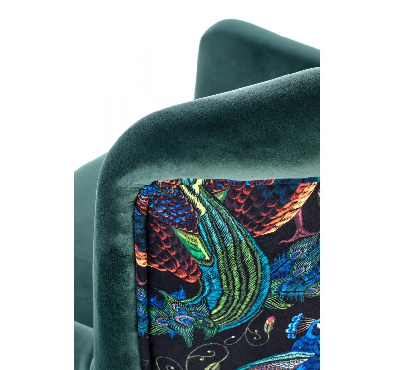 PAGONI chair color: dark green / black DIOMMI V-PL-PAGONI-FOT-C.ZIELONY