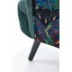 PAGONI chair color: dark green / black DIOMMI V-PL-PAGONI-FOT-C.ZIELONY